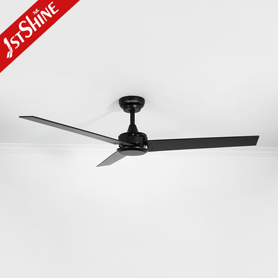 Bedroom 52 Inch Decorative Outdoor Ceiling Fan With 5 Speed Remote Control