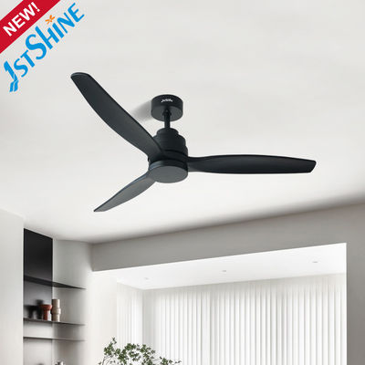 Remote Control 220V 50HZ 5 Speed LED Ceiling Fan With 3 Wood Blades
