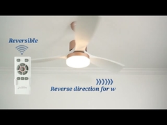 Высокоскоростной большой воздушный поток пластиковый внутренний потолочный вентилятор реверсивный двигатель постоянного тока