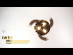 Сельский дом промышленный черный потолочный вентилятор для скрытого монтажа для гостиной, спальни, кухни