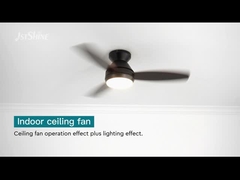 42-дюймовый черный потолочный вентилятор с подсветкой для спальни