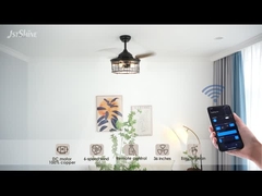 36 дюймовый потолочный вентилятор стальной клетки E27 * 3 лампочка вытягиваемый лезвие Внутренний промышленный ретро