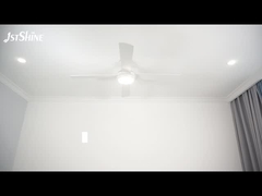 Потолочный вентилятор дистанционного управления скоростей мотора 6 Dc белый с 4 лезвиями MDF