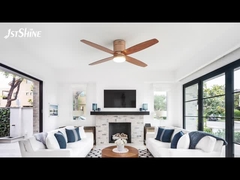 Охлаждающий потолочный вентилятор с светодиодным освещением и дистанционным бесшумным двигателем DC