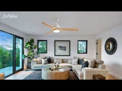 3 деревянных лезвия потолочный вентилятор с лампой в помещении декоративный Низкий шум