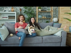 42 дюйма потолочный вентилятор с лампой AC Мотор умный контроль 4 деревянные лезвия