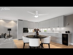 48 дюймовый современный белый потолочный вентилятор с легким двигателем