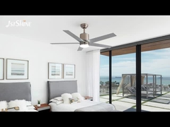 Снижаемый светодиодный потолочный вентилятор с 6-скоростным дистанционным управлением