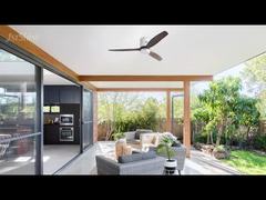 52-дюймовый потолочный вентилятор с лампой для гостиной, двигатель переменного тока