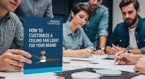 Последние новости компании о Как настроить потолочный вентилятор для вашего бренда