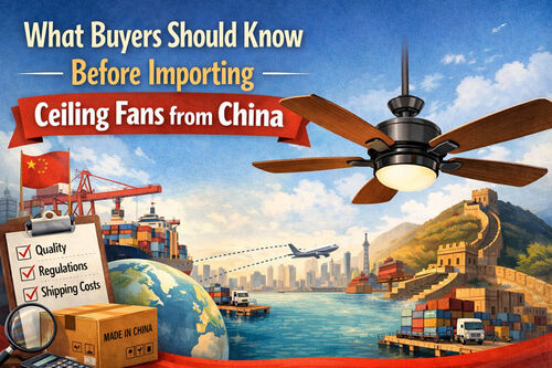 Последние новости компании о Что нужно знать покупателям перед импортом потолочных вентиляторов из Китая