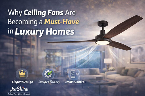 Последние новости компании о Почему потолочные вентиляторы становятся необходимостью в роскошных домах