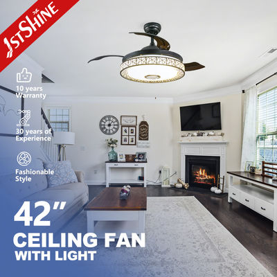 Хорошая цена Дистанционное управление люстры потолочного вентилятора ультра тихой музыки невидимое онлайн