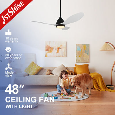 Качество  Noiseless 110V 240V Dimmable LED Ceiling Fan With 3 Colors Change Light Фабрика