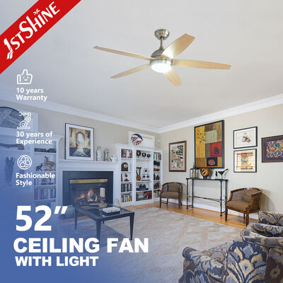 Хорошая цена 52-inch Modern Ceiling Fan with Silent DC Motor and Reversible Airflow - LED Light and Remote Control онлайн